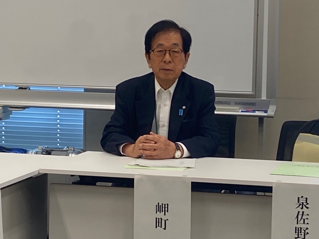 令和8年度 大阪府国道連絡会 地域調整会議の様子(町長アップ)