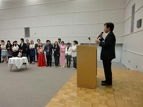 関西国際センターの研修終了式・歓送会