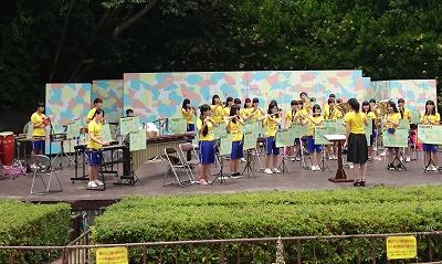 岬中学校ブラスバンド部の演奏会