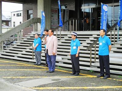 大阪880万人訓練の様子