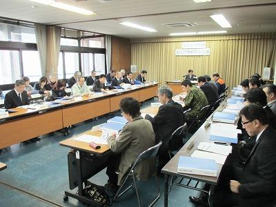 第三回岬町防災会議の様子