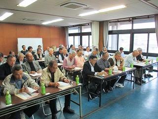 平成27年度岬町自治区長連合会総会の様子