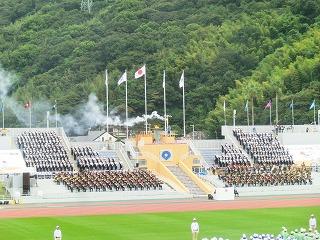 2015紀の国わかやま国体開会式典の様子