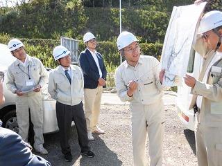 近畿地方整備局より説明を受ける田代町長