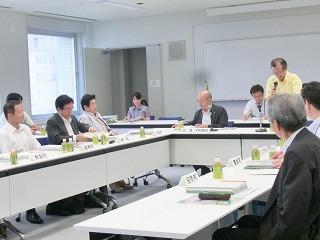 大阪府町村長会行財政部会、定例総会会の様子