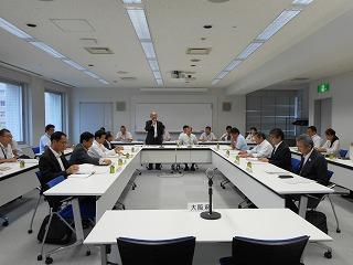 大阪府町村長会の様子