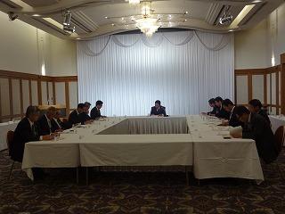 泉州市町長会の様子