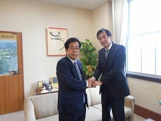 新井副知事と田代町長