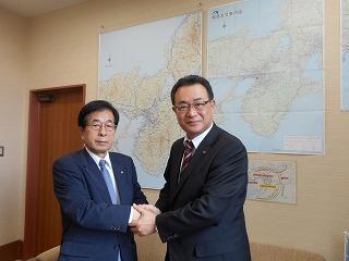 竹内副知事と田代町長