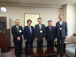 向井教育長と田代町長