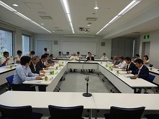 大阪府町村長会定例総会の様子