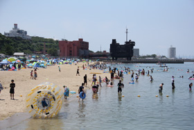 淡輪海水浴場「ときめきビーチ」の写真