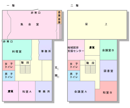 文化センター見取り図