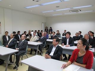 大阪府内三地区議長会（10町村）合同正副議長研修会の様子1