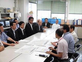 阪南市・岬町第二阪和国道延伸連絡協議会の大阪陳情の様子2