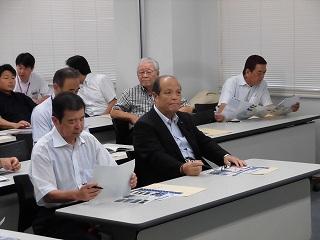 第二阪和国道(淡輪ランプ~平井ランプ)の工事状況説明会の様子1