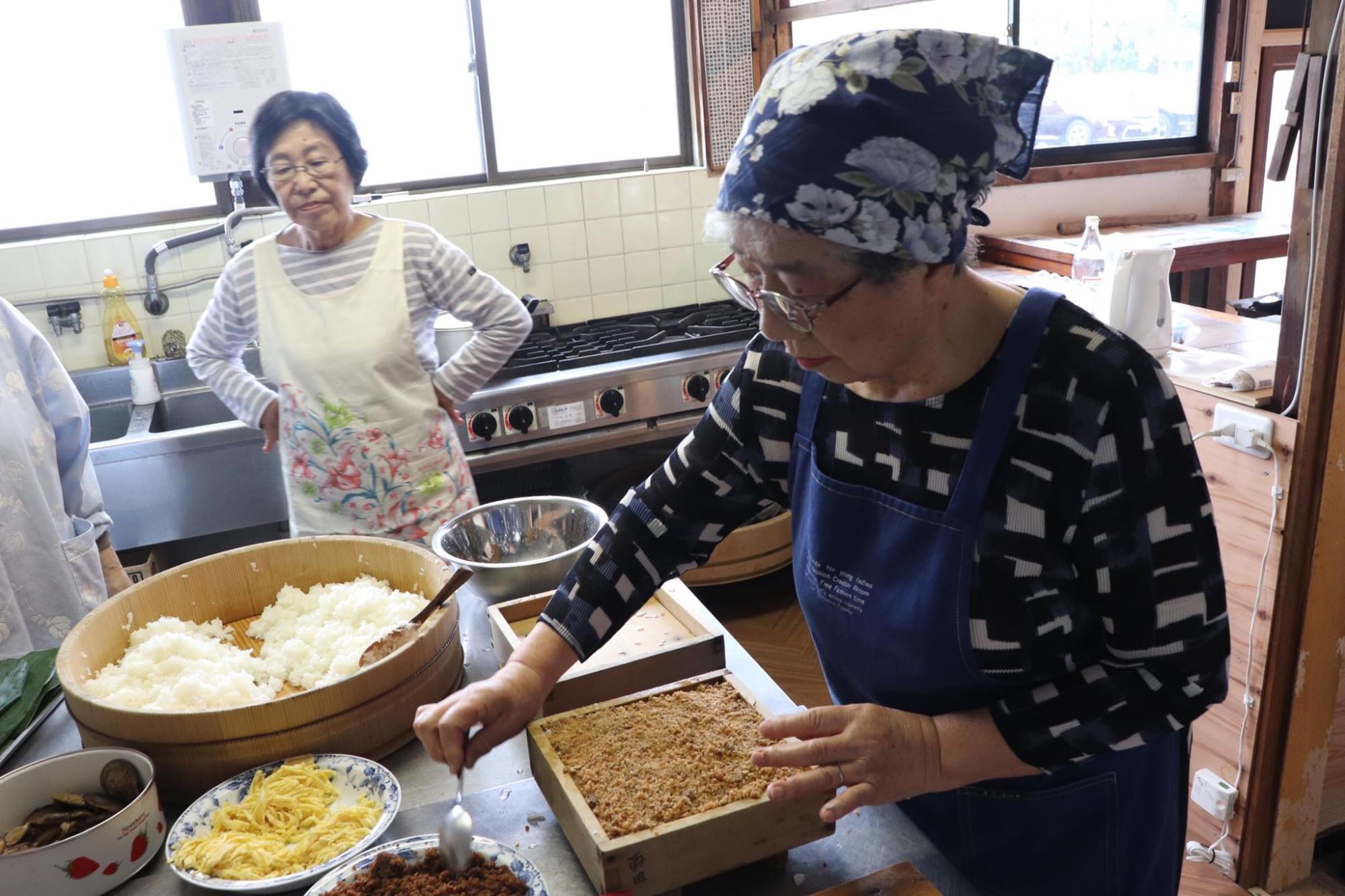 料理の様子