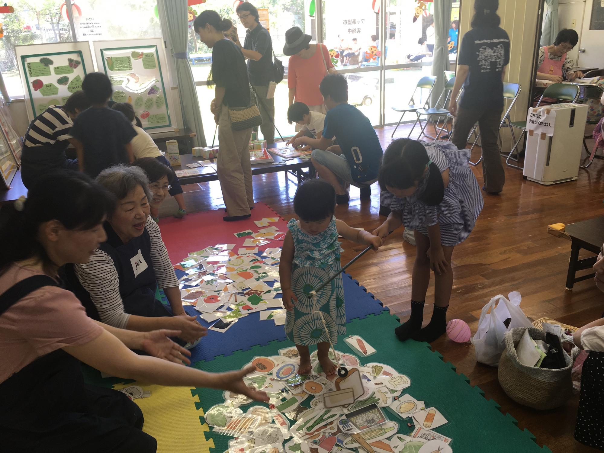 子育て支援センターまつり栄養コーナー