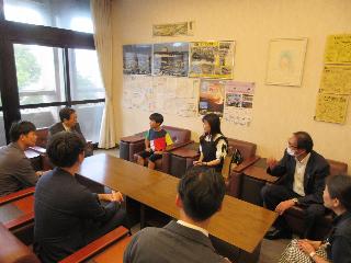 岡畑　稔之人様の町長表敬訪問