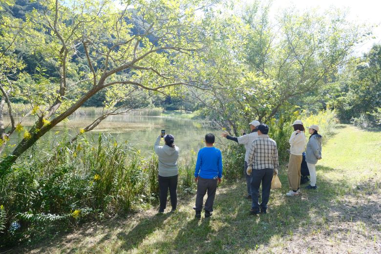 自然観察会の様子
