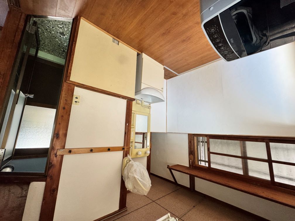 体験住宅浴室横